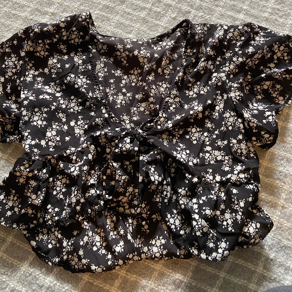 tie front shirt